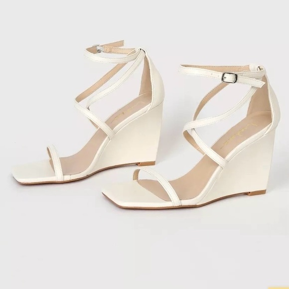 Lulu strapy wedge sandal - mauve suede size 6 - Picture 5 of 5